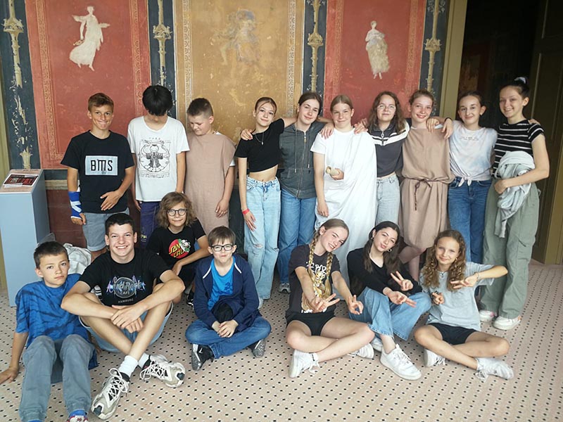 Besuch im Pompejanum