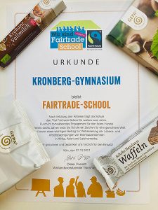 Urkunde Fairtrade-School